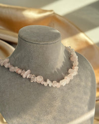 Pink Quartz Charm Necklace - thumbnail 4