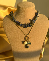 Lapis Lazuli Charm Necklace - thumbnail 5