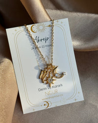 Zodiac Star Moon Necklace - thumbnail 1