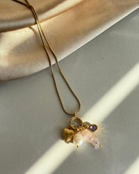Pink Quartz Charm Necklace - thumbnail 2