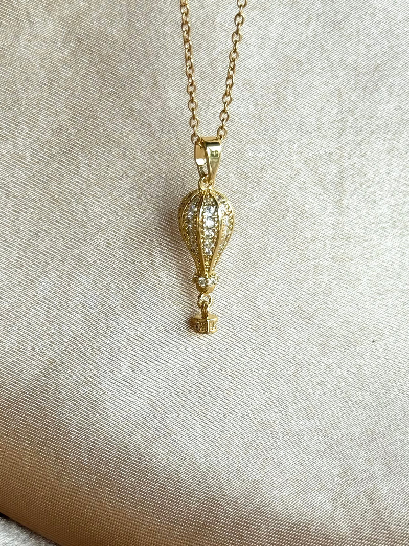 Flying Balloon Dangle Necklace