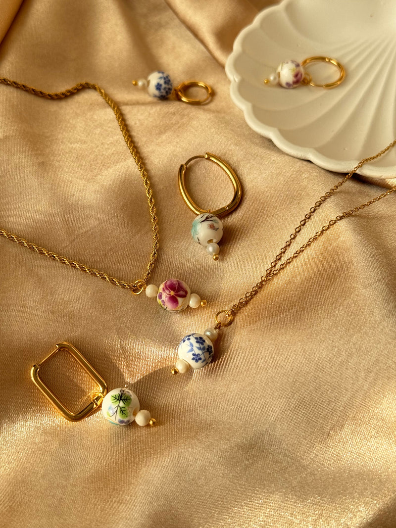 Porcelain Pearl Necklace