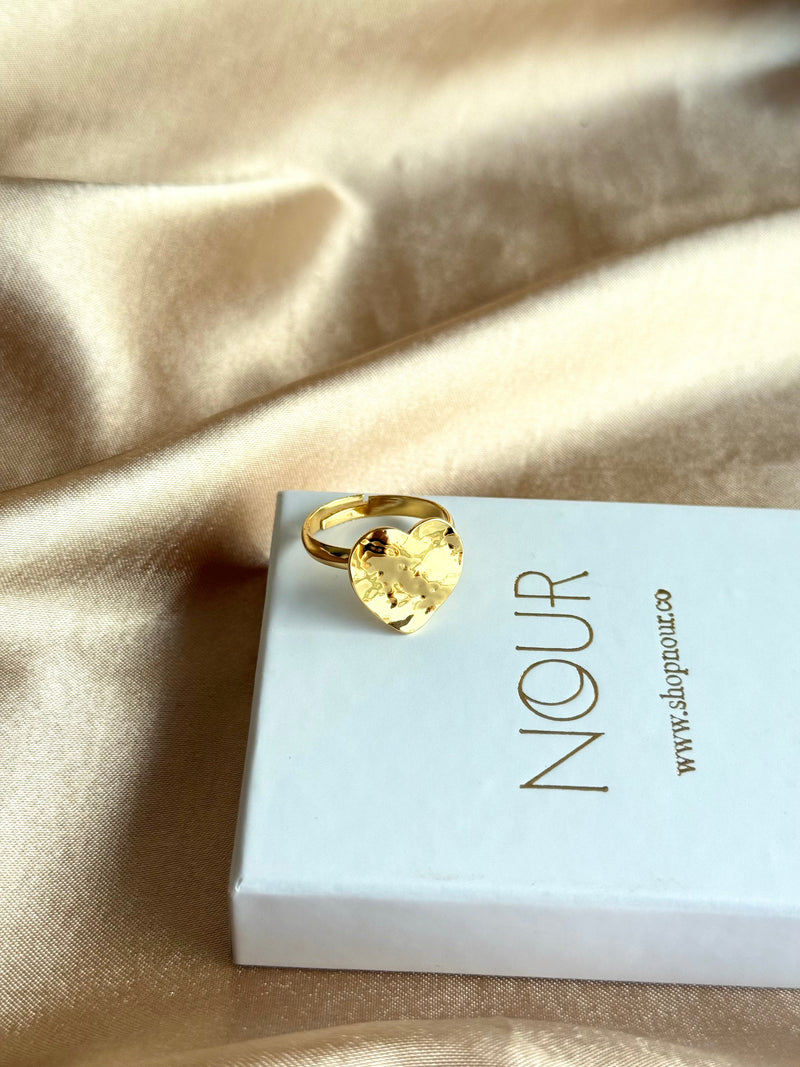 Steel Heart Ring