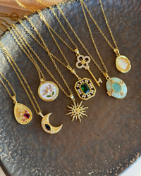 Stone Key Necklace - thumbnail 3