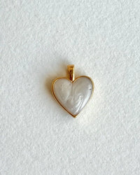 Pearl Heart Charm - thumbnail 1