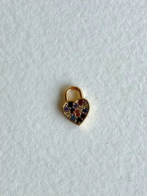 Colorful Heart Charm