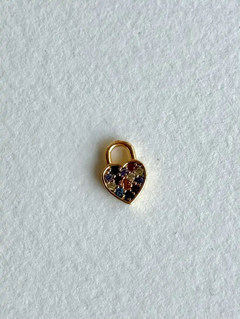 Colorful Heart Charm
