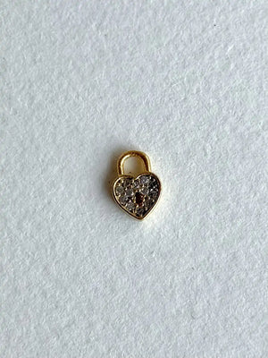 Zircon Heart Charm