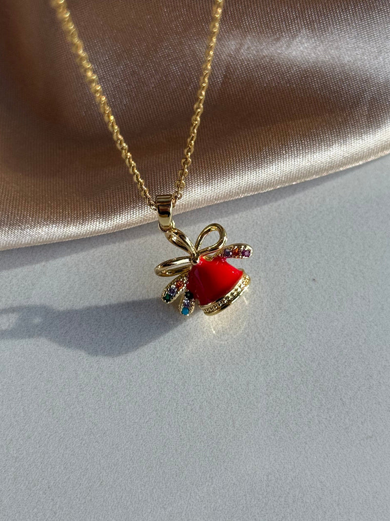 Colorful Stone Christmas Necklace