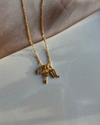 Zodiac Heart Lock Necklace - thumbnail 3