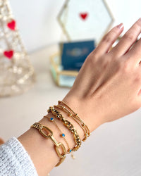 Steel Dorika Three-Chain Bracelet - thumbnail 3
