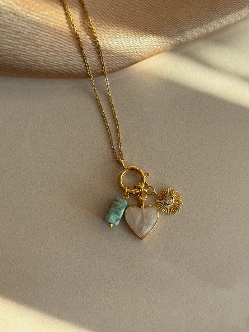 Amazonite Charm Necklaces