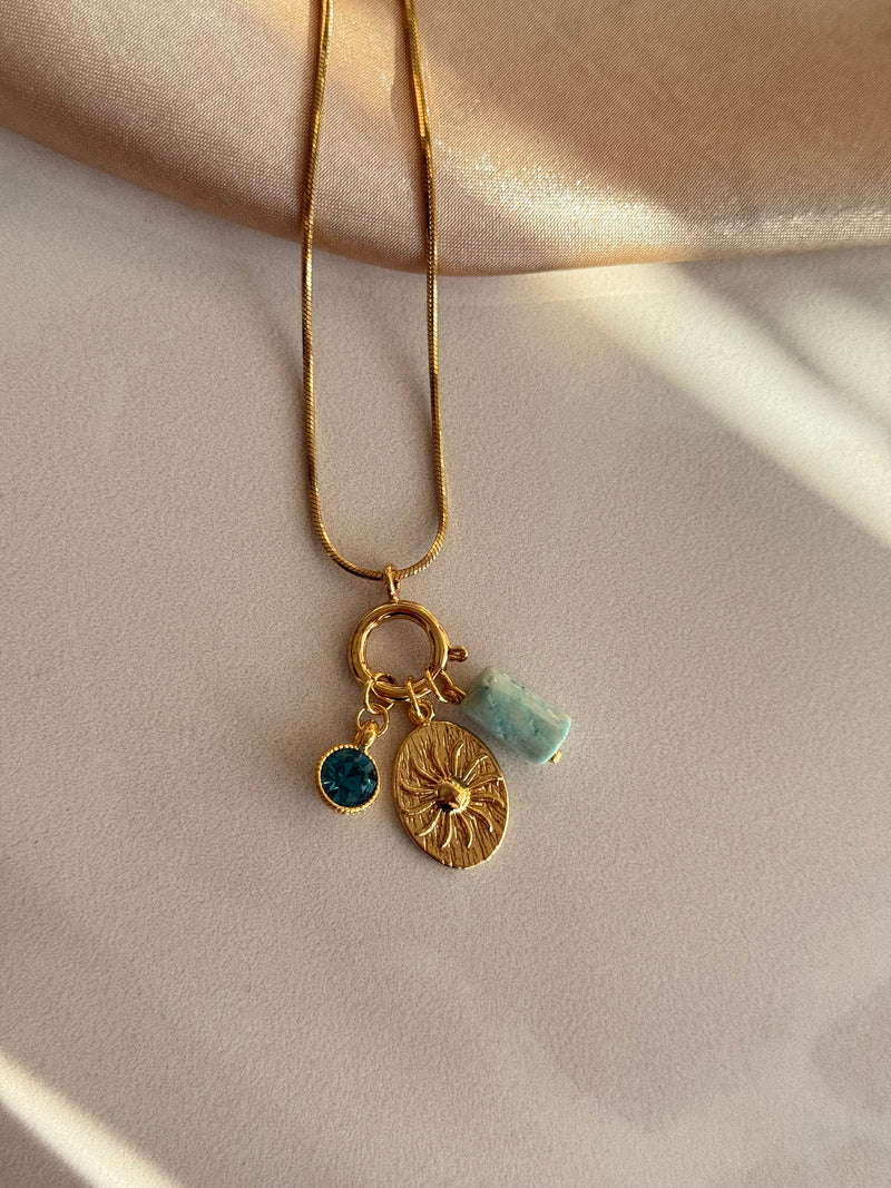Amazonite Charm Necklaces