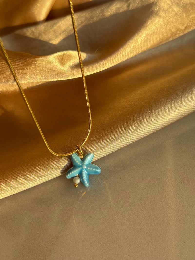Murano Starfish Necklace
