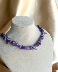 Amethyst Charm Necklace - thumbnail 3