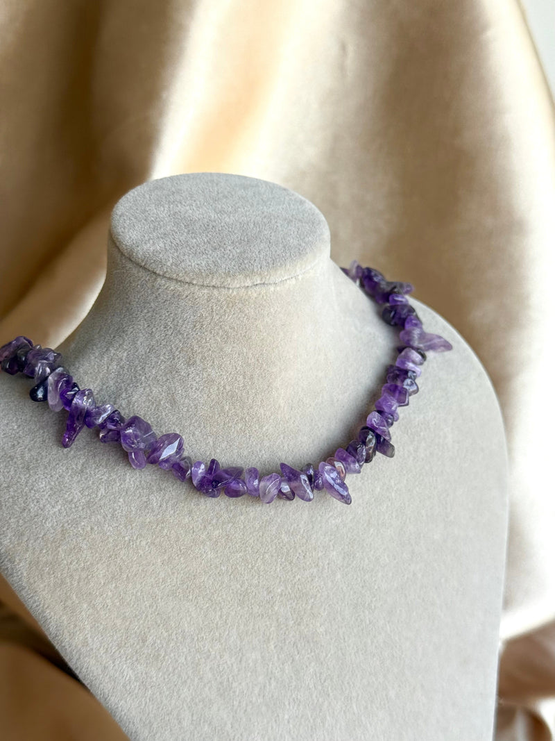 Amethyst Charm Necklace