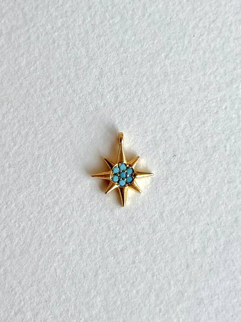 Blue Northstar Charm