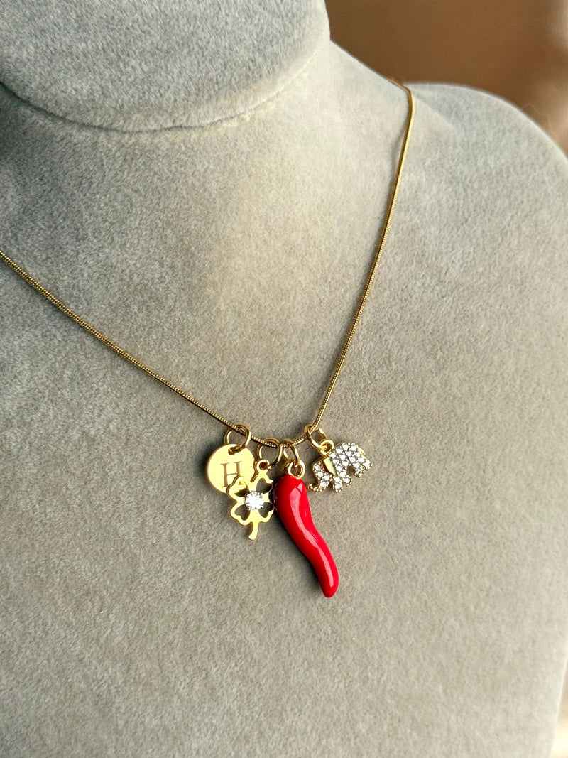 Pepper Lucky Letter Necklace