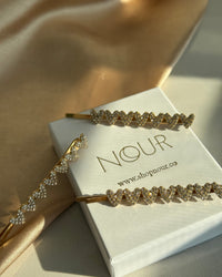 Stone Heart Set Hair Clip - thumbnail 1