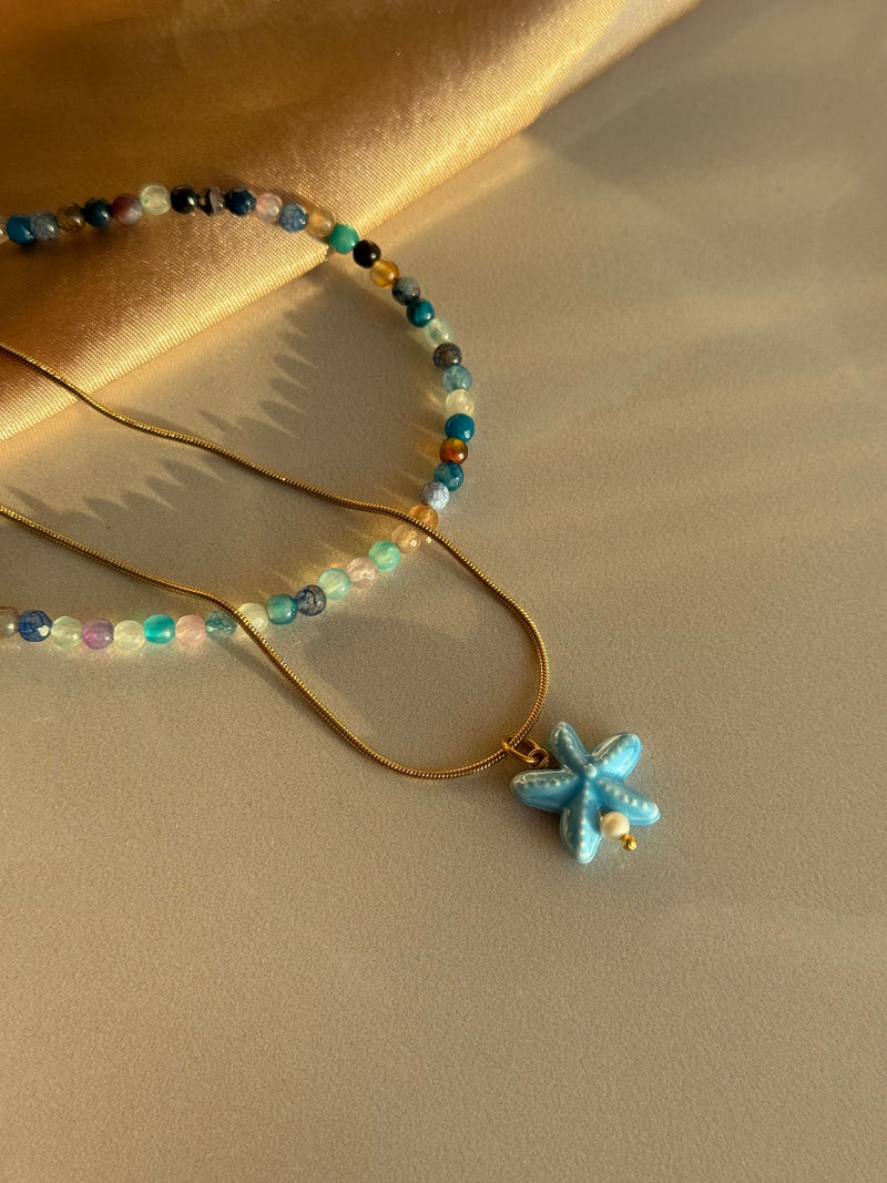 Murano Starfish Necklace