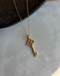 Stone Key Necklace - thumbnail 2
