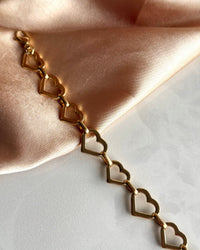 Steel Heart Chain Bracelet - thumbnail 1