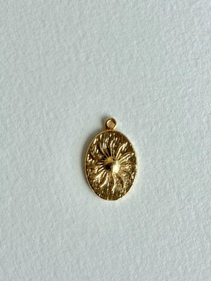 Oval Sun Charm
