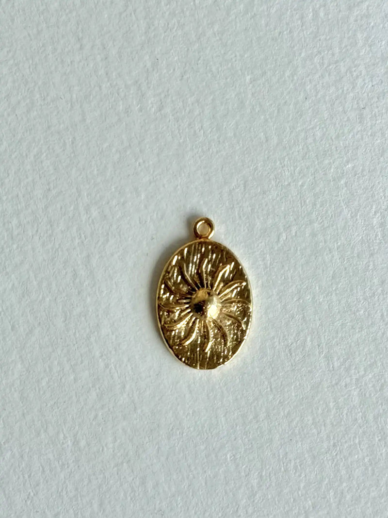 Oval Sun Charm