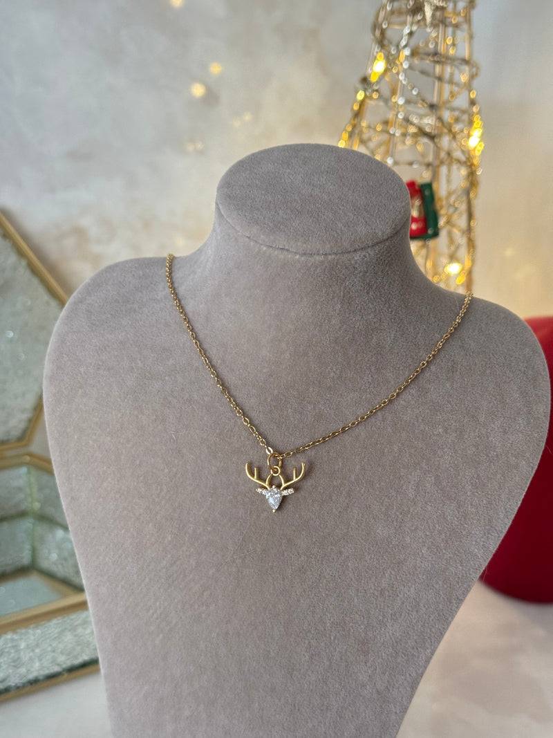 Christmas Reindeer Necklace