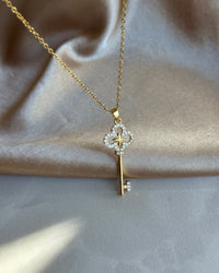Stone Key Necklace - thumbnail 4