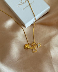 Angel Heart Star Charm Necklace - thumbnail 2