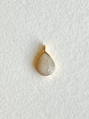 White Drop Charm
