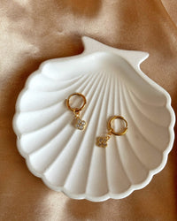 Stone Clover Earrings - thumbnail 1