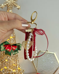 Heart-shaped Bag Charm in 4 Color Options - thumbnail 3