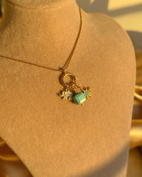 Turquoise Stone Designer Necklace - thumbnail 2