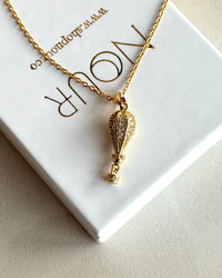 Flying Balloon Dangle Necklace - thumbnail 1