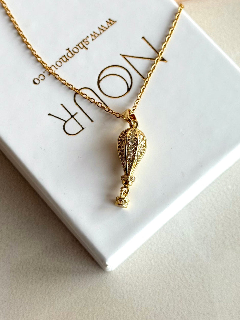 Flying Balloon Dangle Necklace