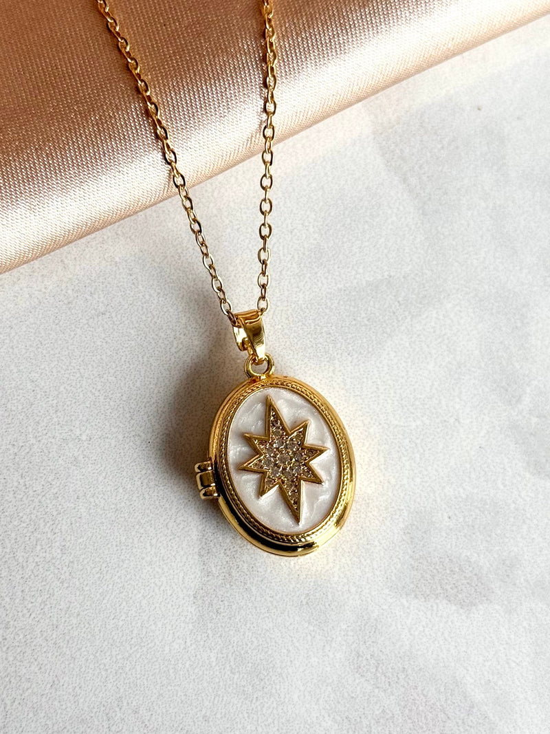White North Star Medallion