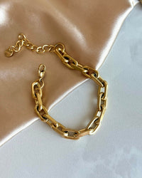 Steel Ring Chain Bracelet - thumbnail 4