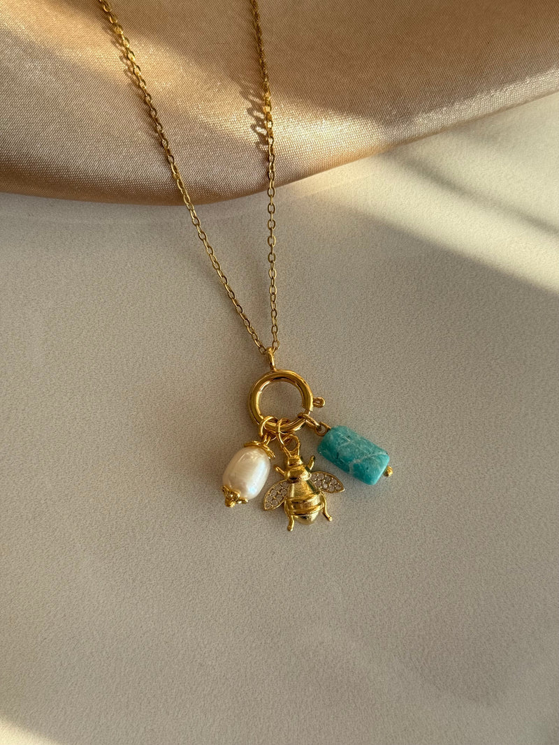 Amazonite Charm Necklaces