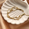 Steel Dorika Three-Chain Bracelet