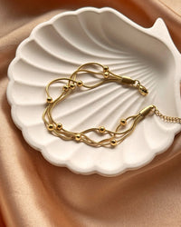 Steel Dorika Three-Chain Bracelet - thumbnail 1