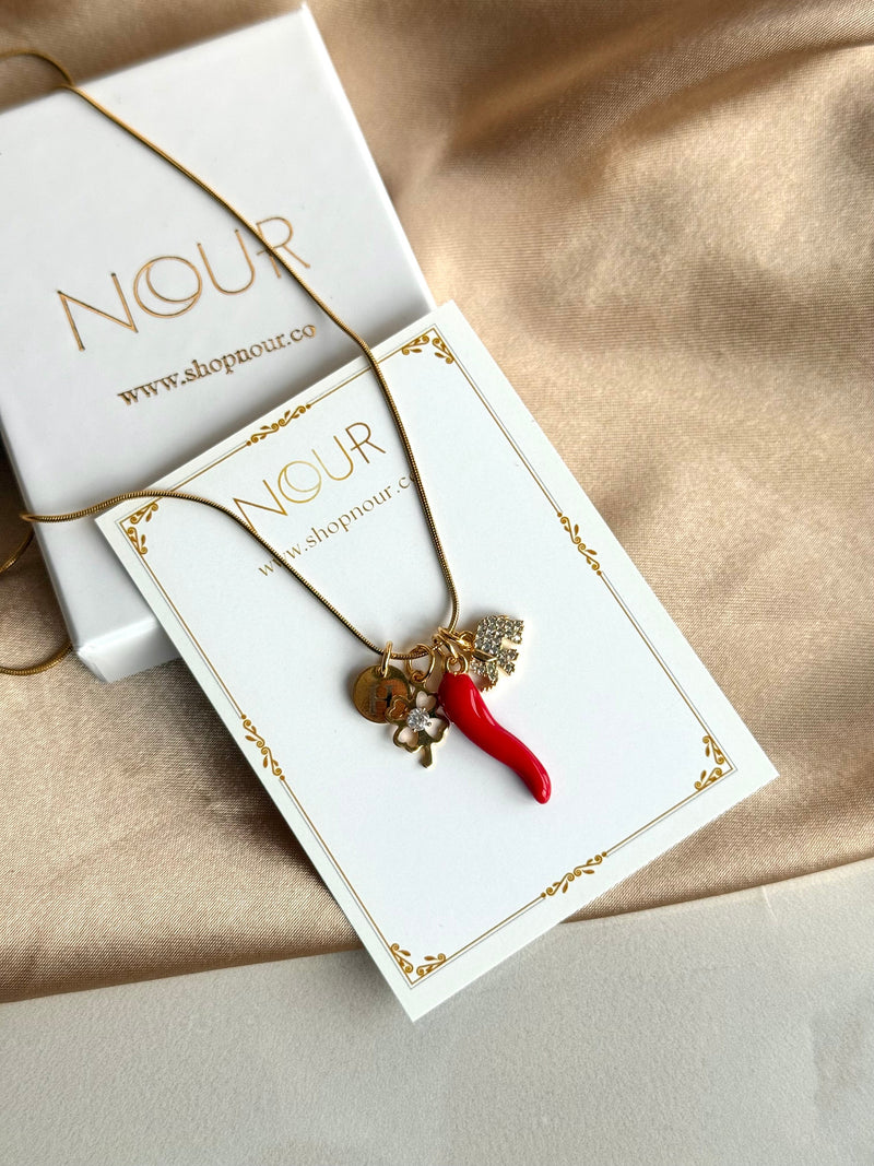 Pepper Lucky Letter Necklace
