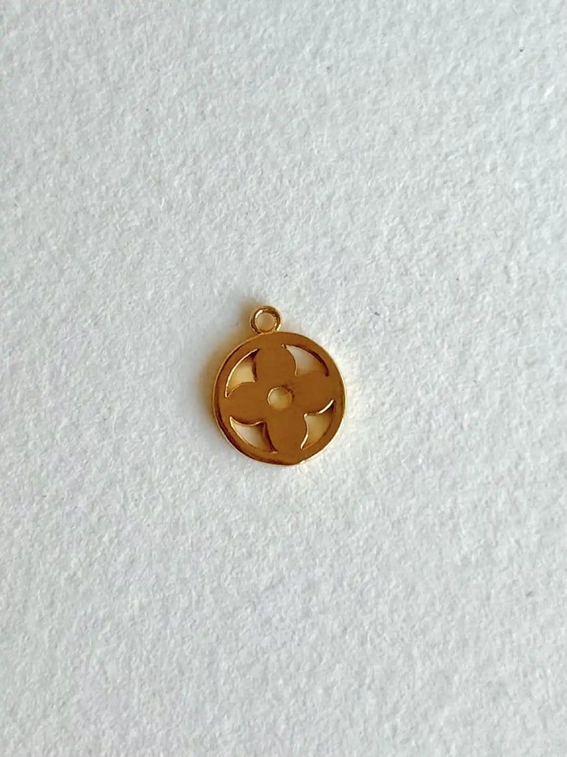 Gold Clover Charm