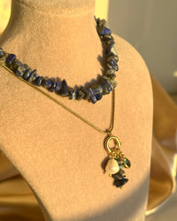 Lapis Lazuli Charm Necklace - thumbnail 6