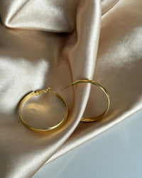 Steel Classic Hoop Earrings - thumbnail 3