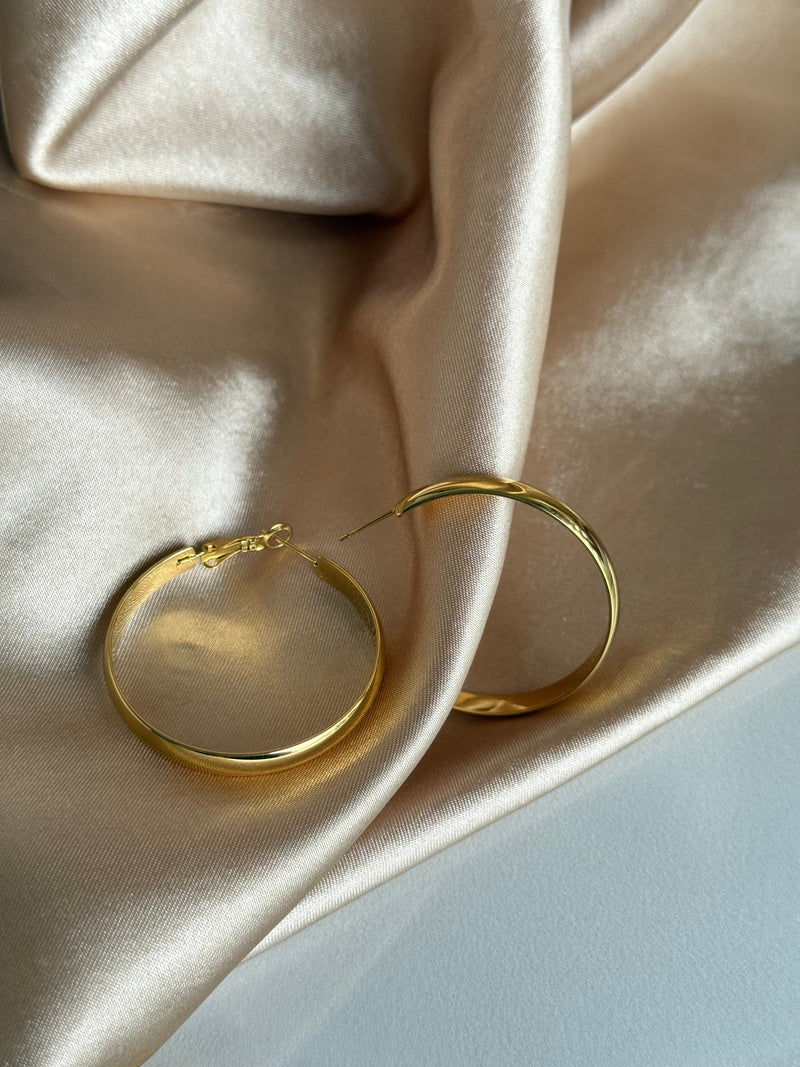 Steel Classic Hoop Earrings