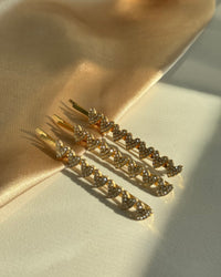 Stone Heart Set Hair Clip - thumbnail 3