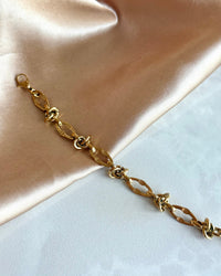 Steel Knotted Chain Bracelet - thumbnail 3