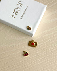 Letter Heart Cherry Charm - thumbnail 2
